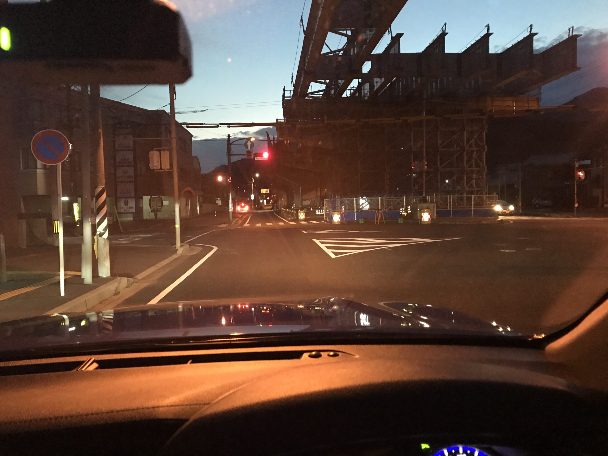 Heading to Okayama International Circuit - First thing in the morning