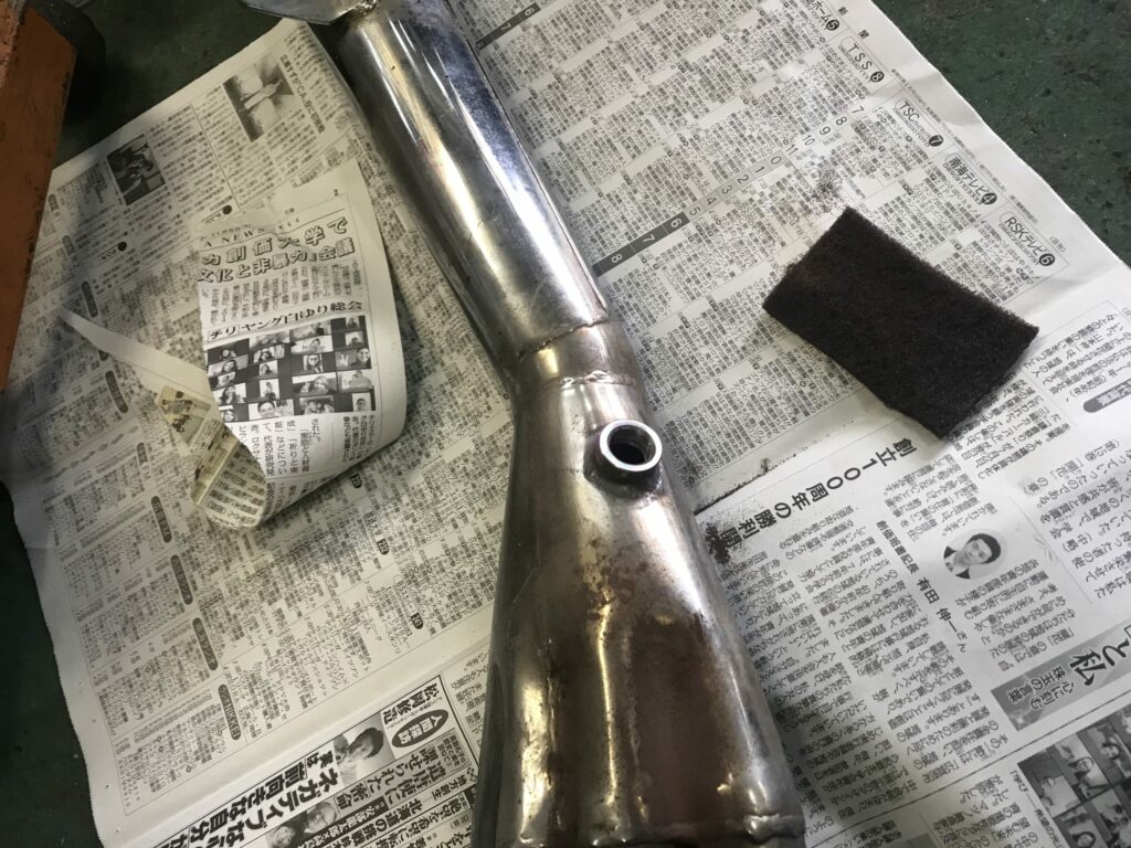 Sensor Bung installation on Dangani muffler