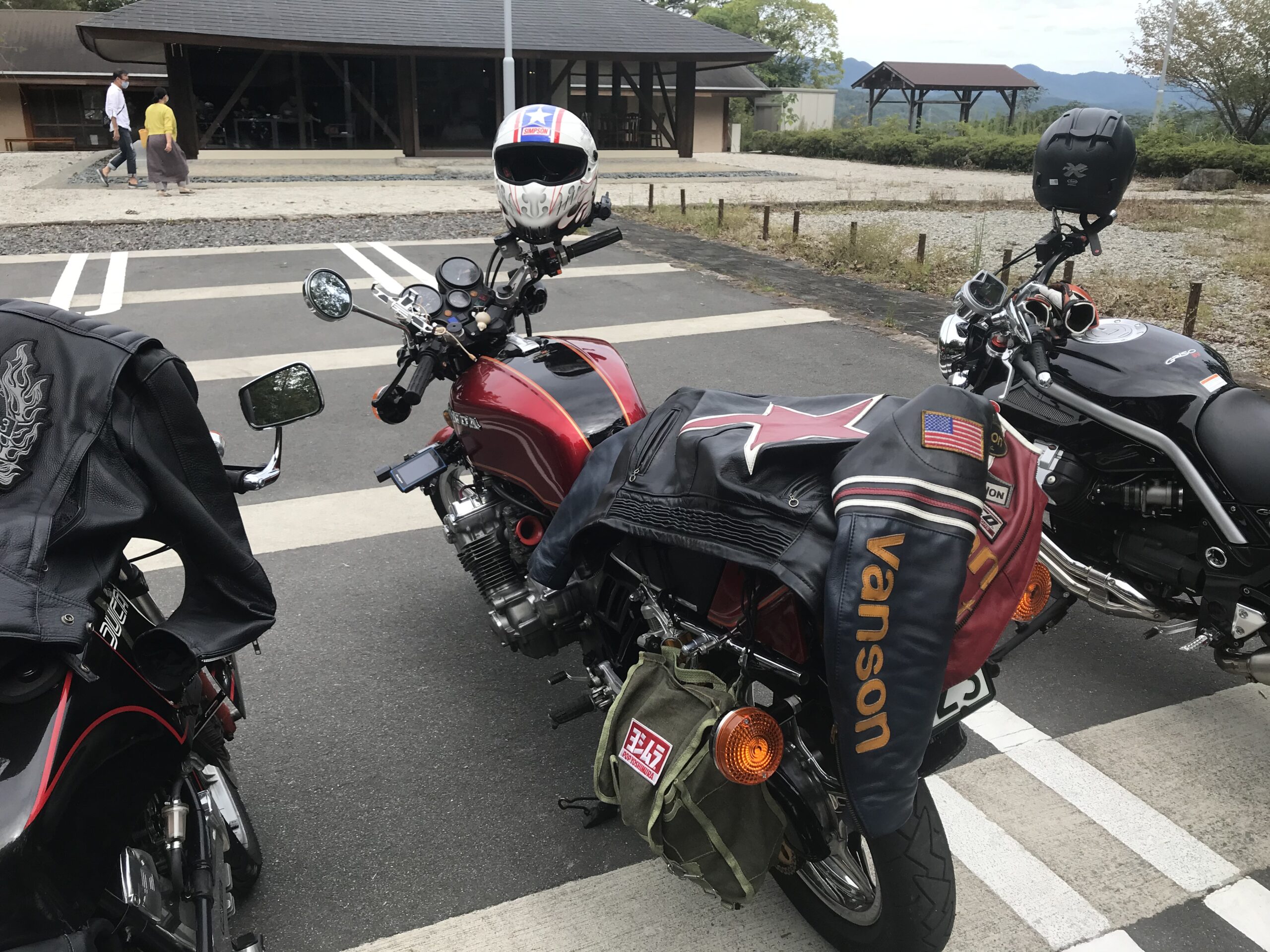 HONDA CBX1000 and Vanson Riders One Star