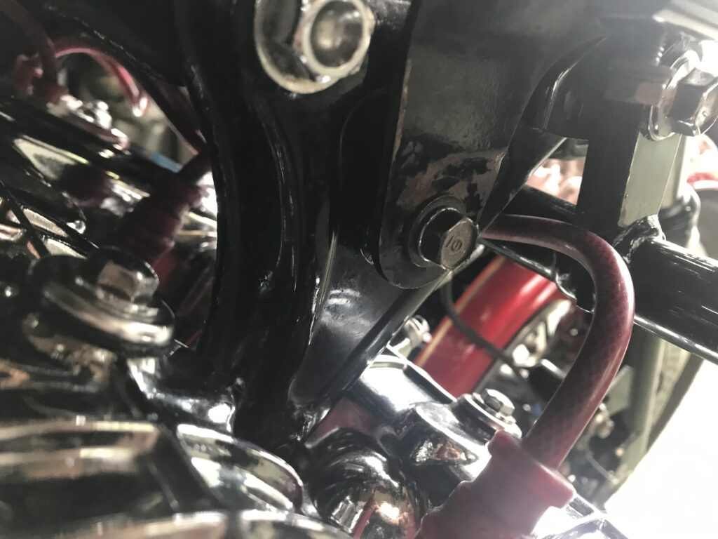 HONDA CBX1000-Mounted on engine bracket