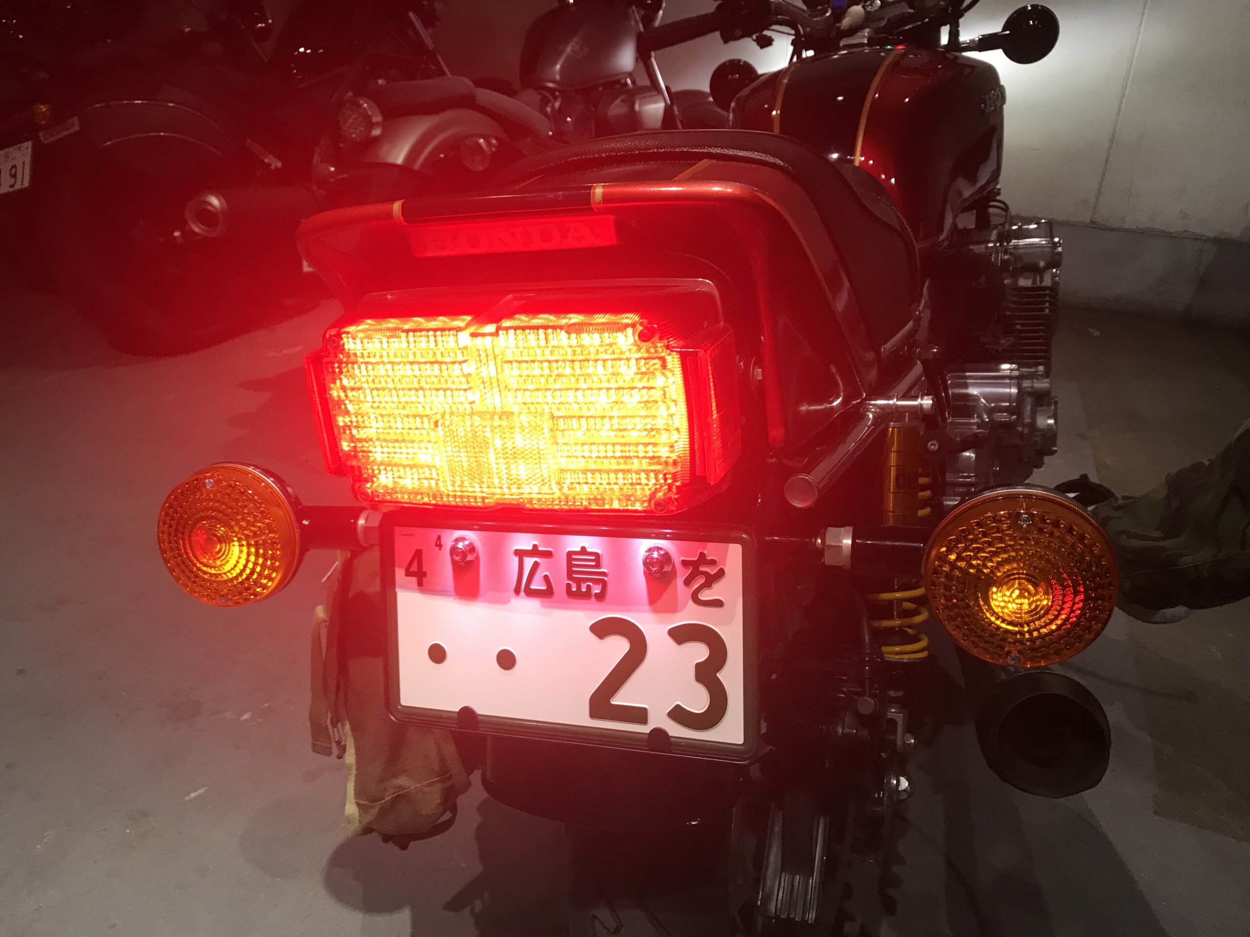 HONDA CBX1000-Brake light