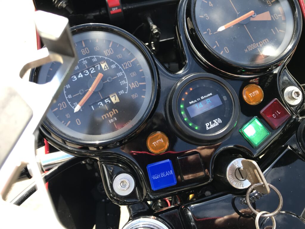 HONDA CBX1000-FCR-Air fuel ratio at idle