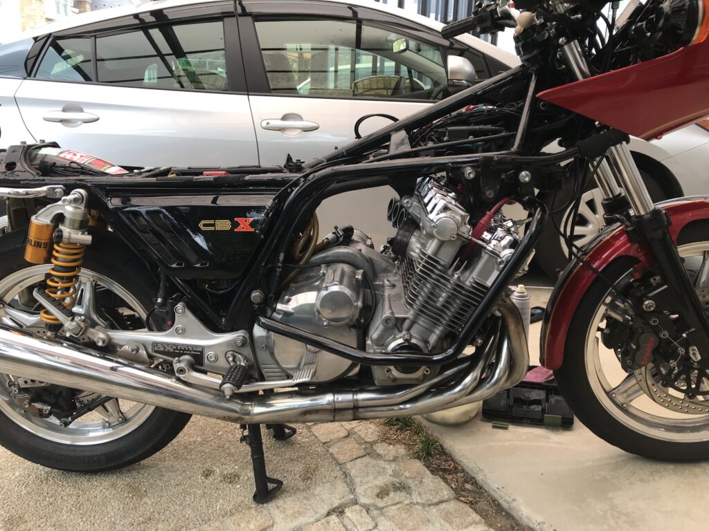 HONDA CBX1000 skeleton side