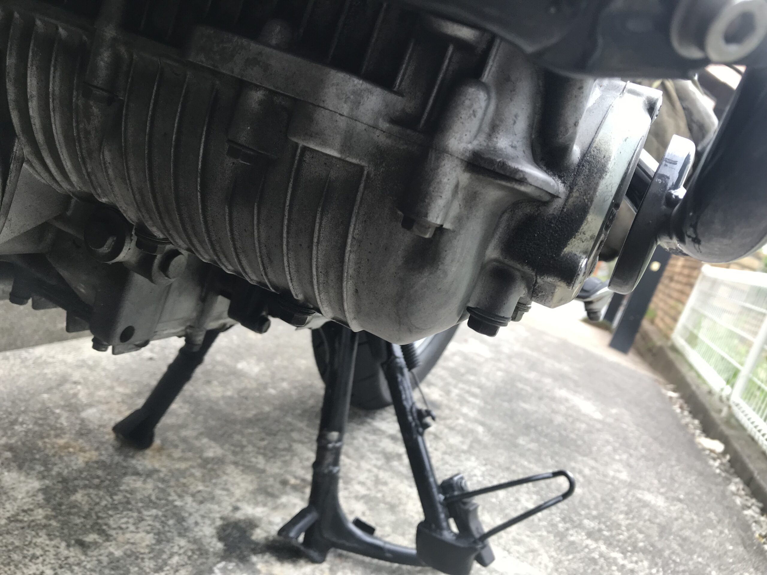 HONDA CBX1000-Before cleaning-Crankcase