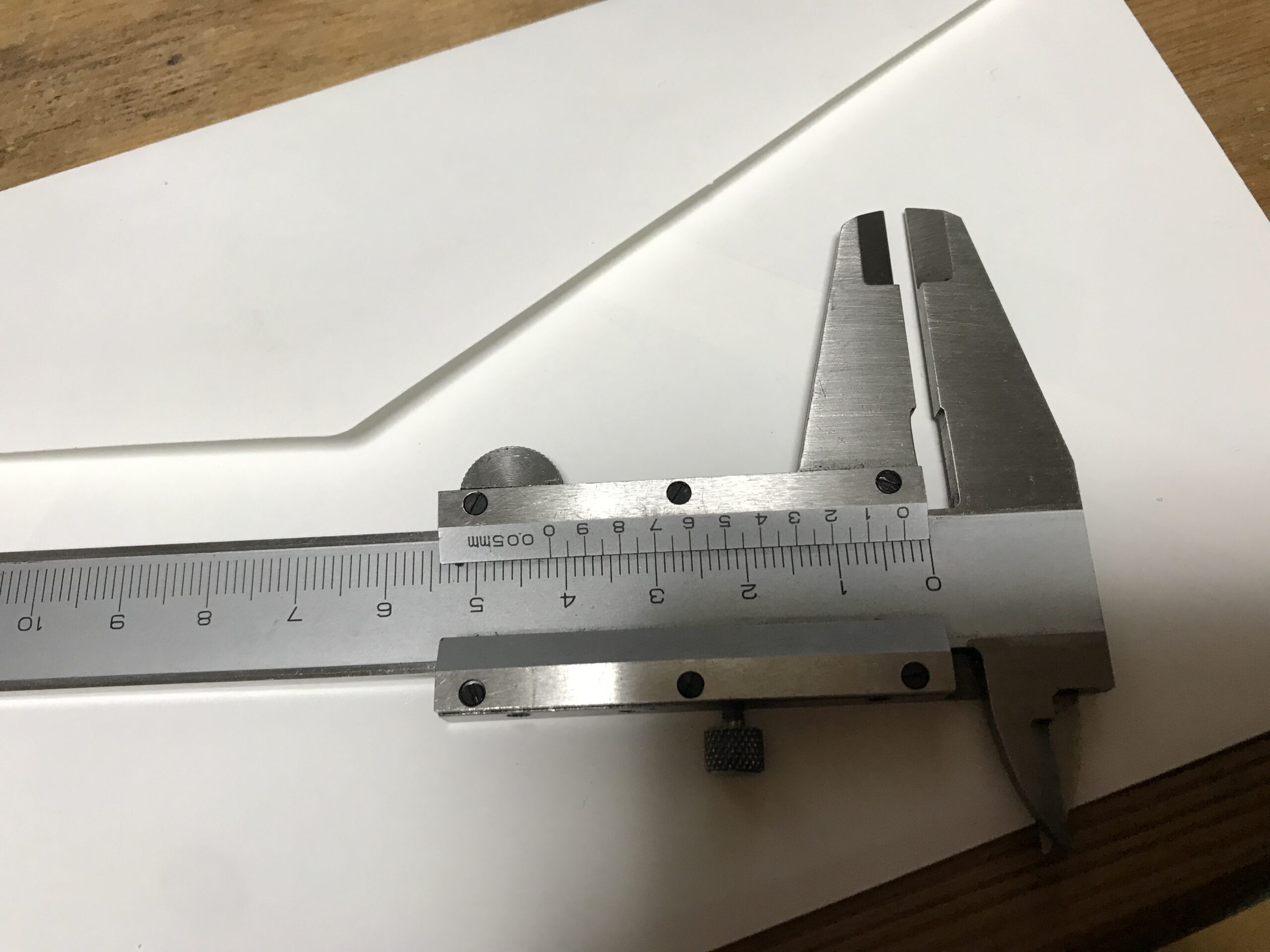 FCR-Measured with a caliper