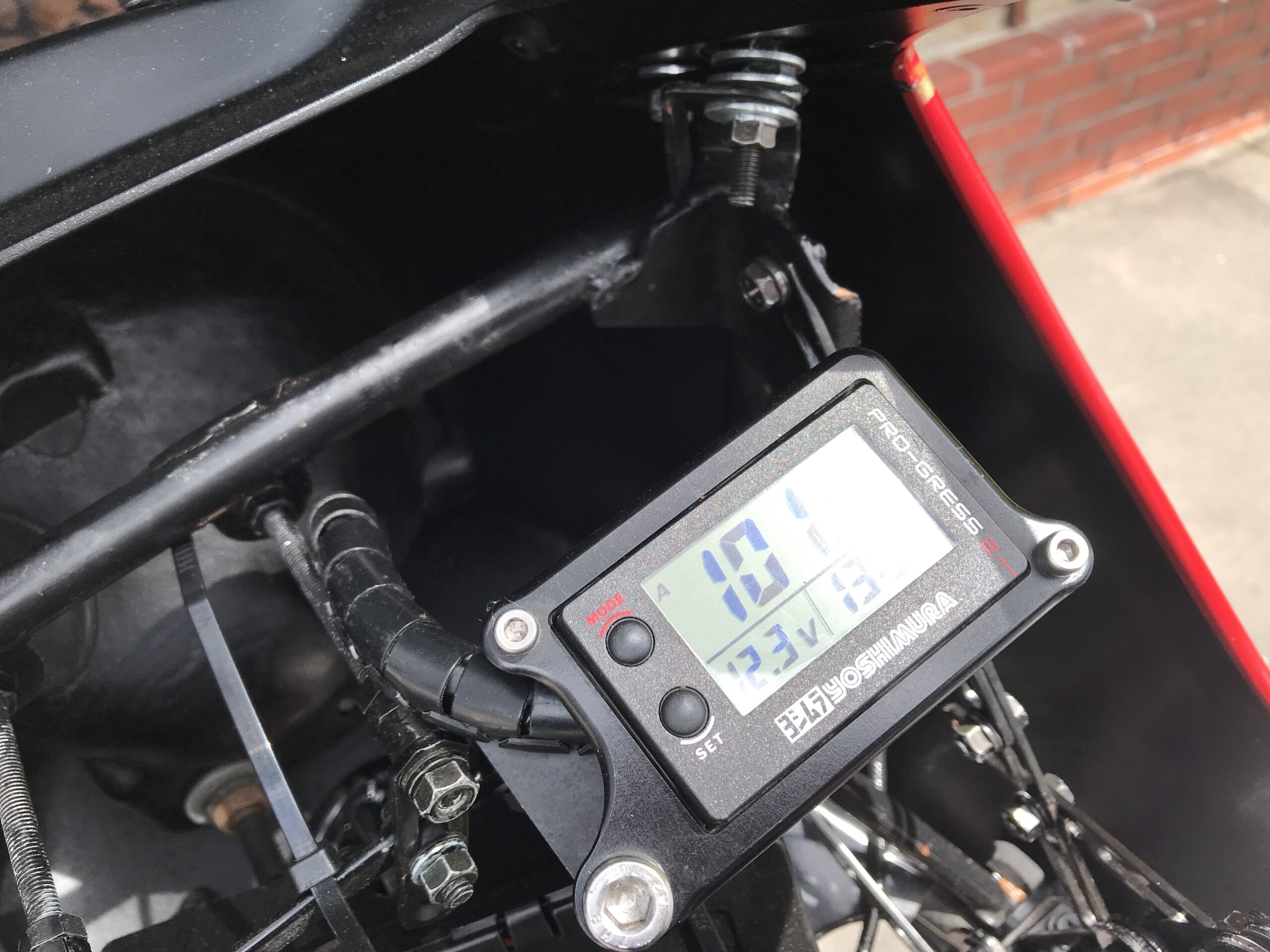 HONDA CBX1000-Oil temperature gauge Yoshimura Progress 2
