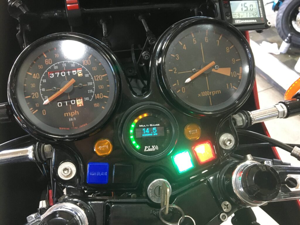 HONDA CBX1000 air fuel ratio sensor-Mounting position